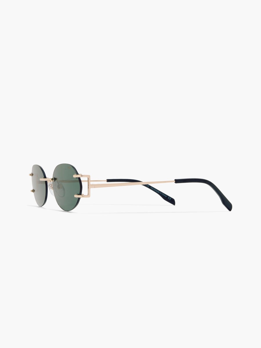 55MM Green Oval Sunglasses BLA-000304-2906