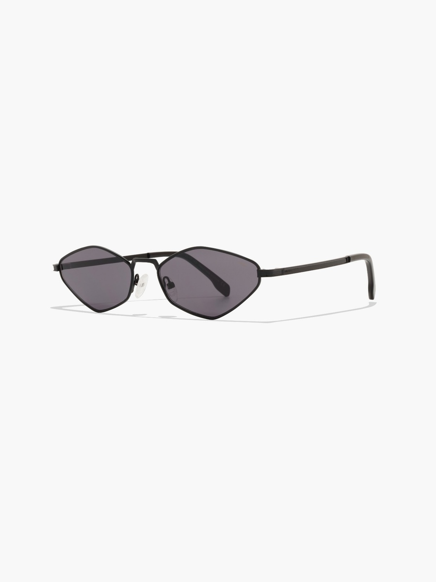 Jack 57MM Grey Geometric Sunglasses - BLA-000339-0107