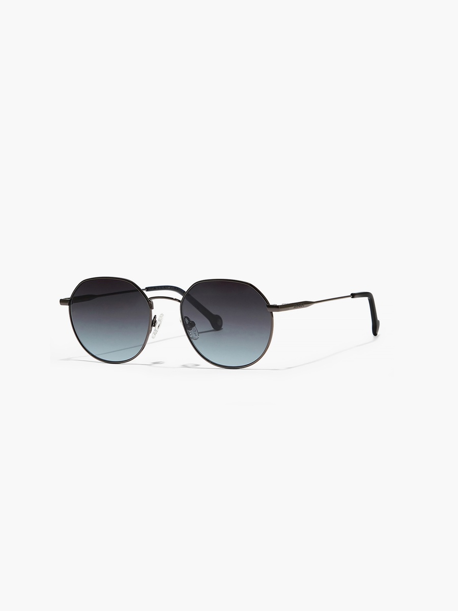 WANDERLUST 53 MM Blue Round Sunglasses