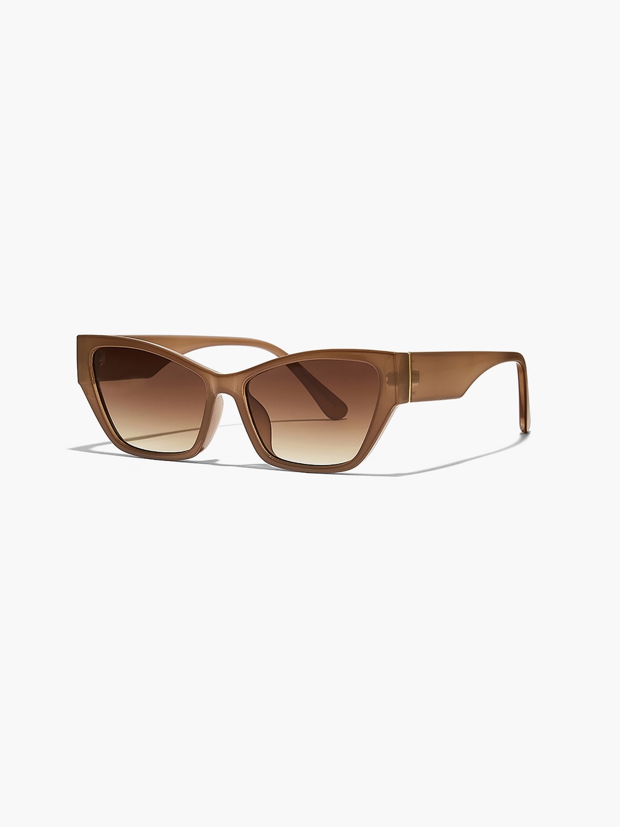 KAYLA  Brown 58 mm Cat Eye Sunglasses