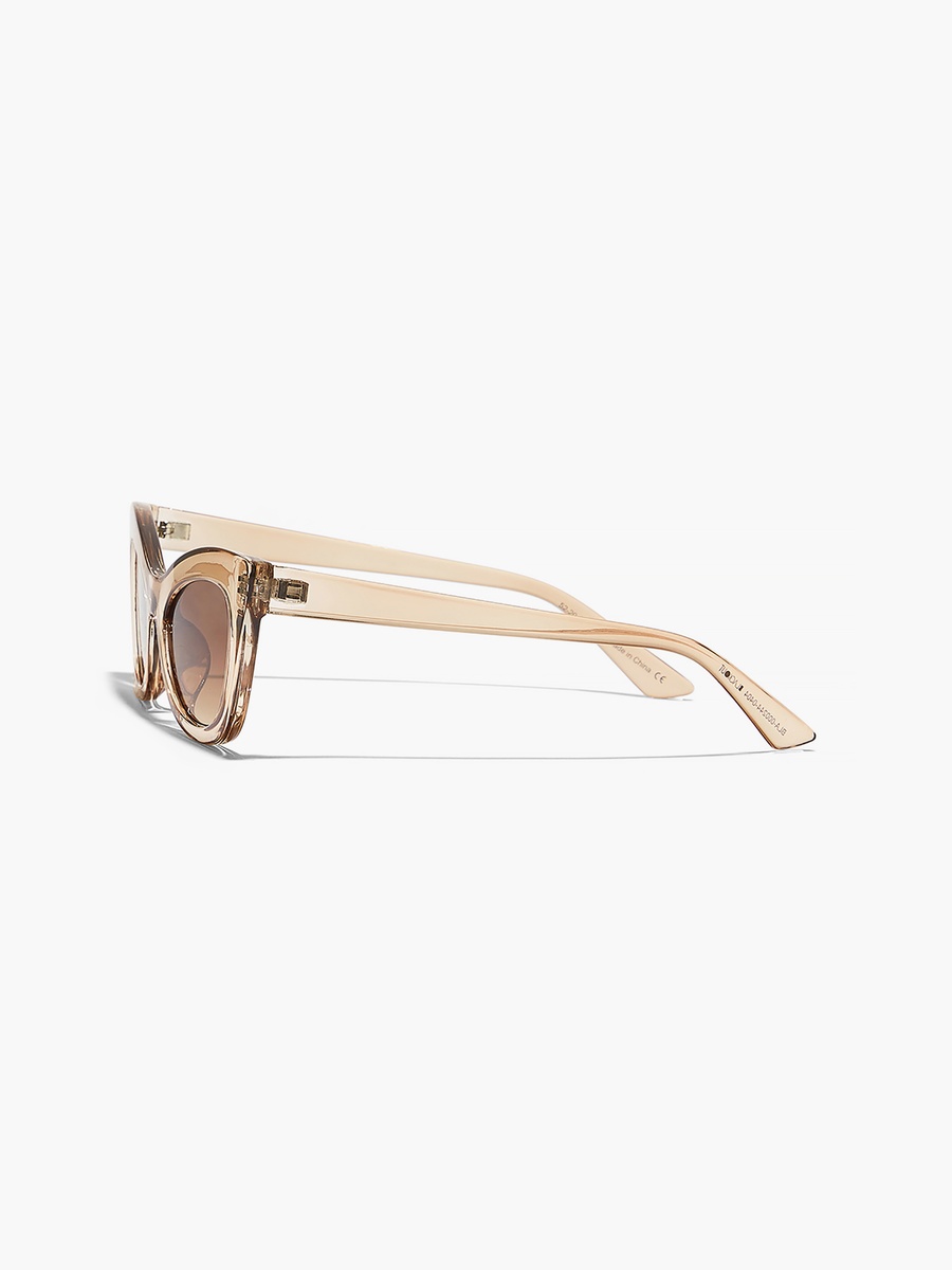 COURTNEY  Brown 52 mm Cat Eye Sunglasses