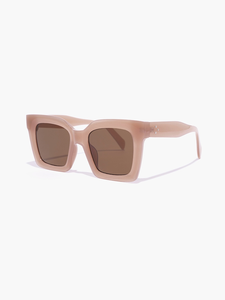 TESSERA  Brown 51 mm Square Sunglasses