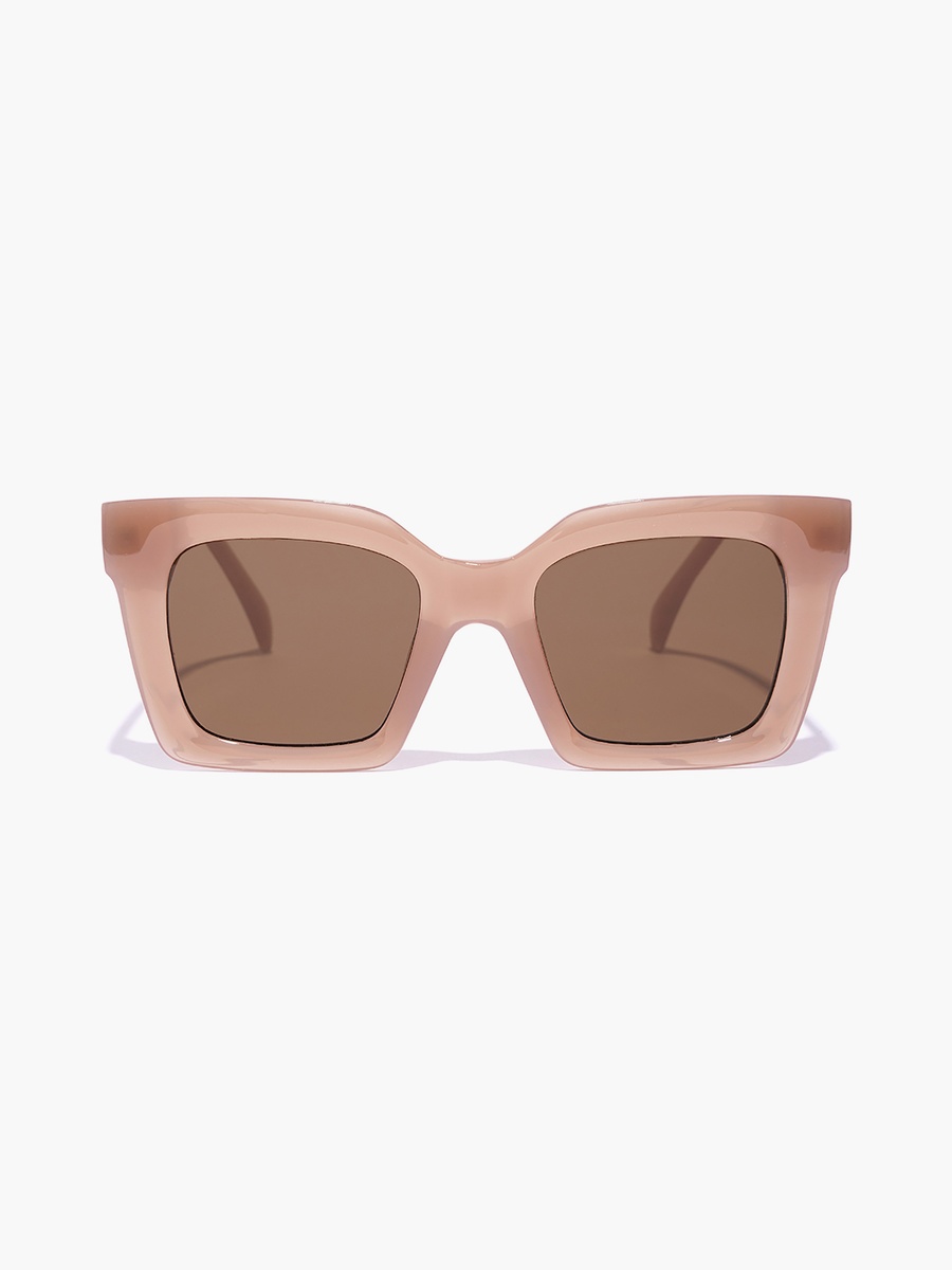 TESSERA  Brown 51 mm Square Sunglasses