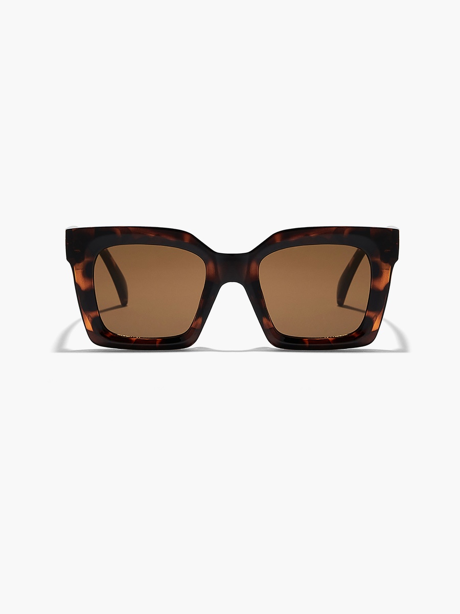 TESSERA  Brown 51 mm Square Sunglasses