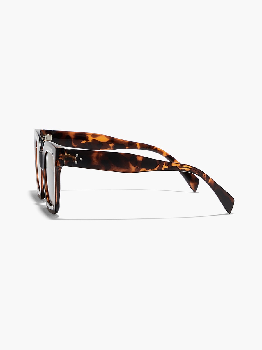 TESSERA  Brown 51 mm Square Sunglasses