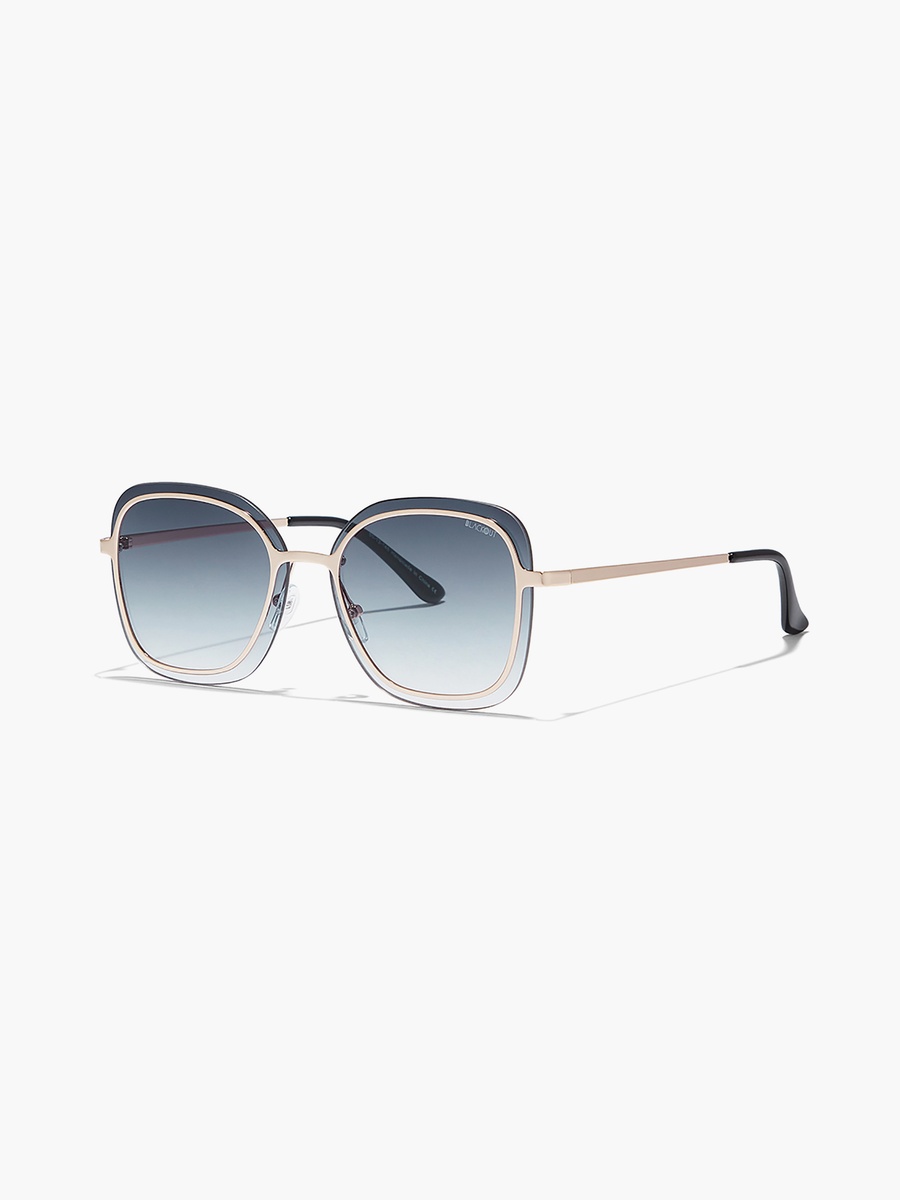 MARY JANE  Blue 61 mm Square Sunglasses