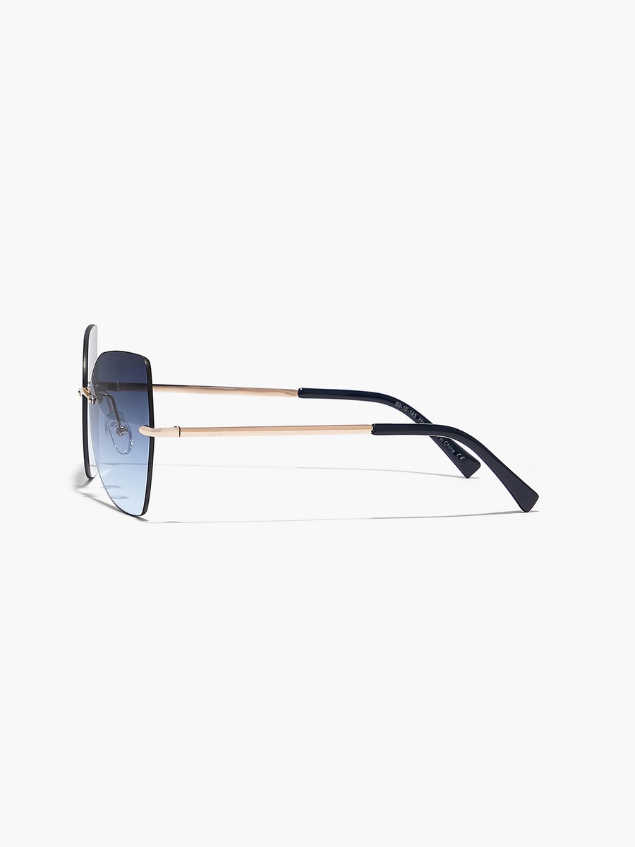 NAOMI  Blue 61 mm Butterfly Sunglasses