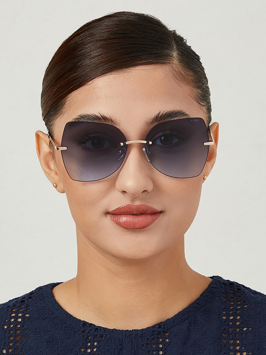 NAOMI  Blue 61 mm Butterfly Sunglasses