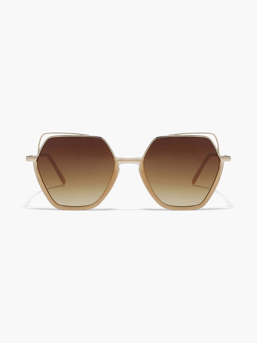 GRACE 54 MM Brown Geometric Sunglasses