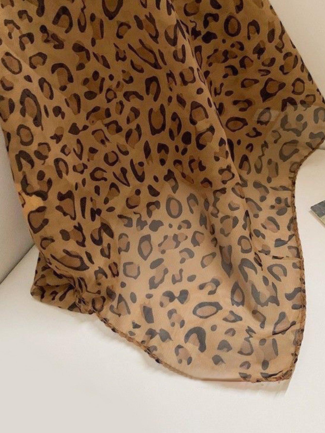 Leopard Print Headscarf
