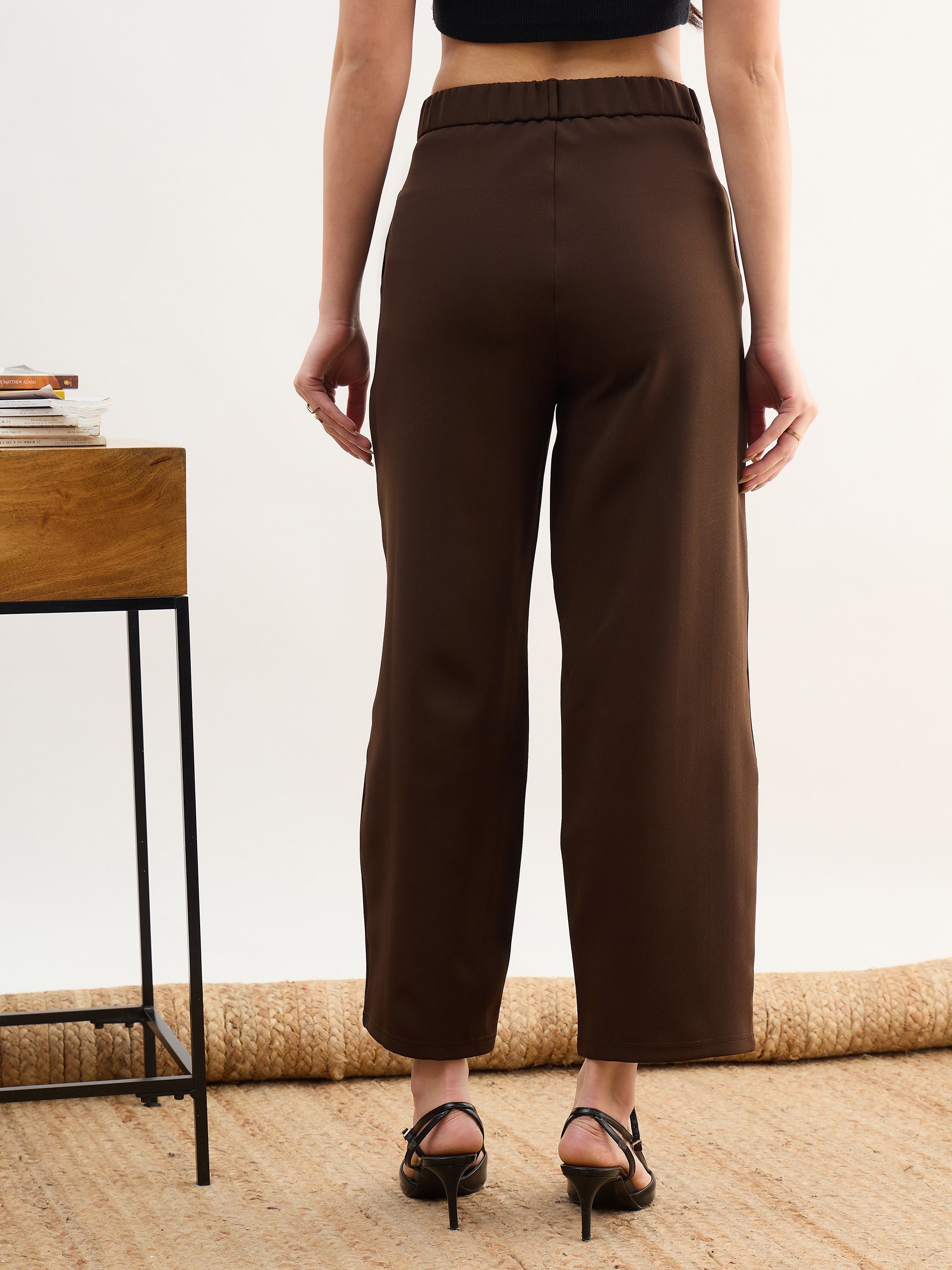 Brown Tailored Trousers