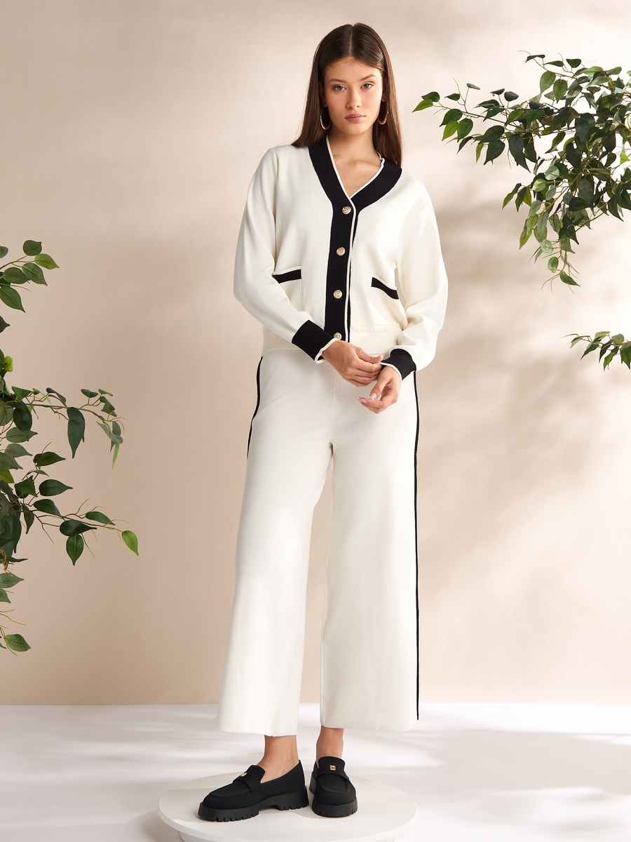 Plain Cardigan with Pockets
