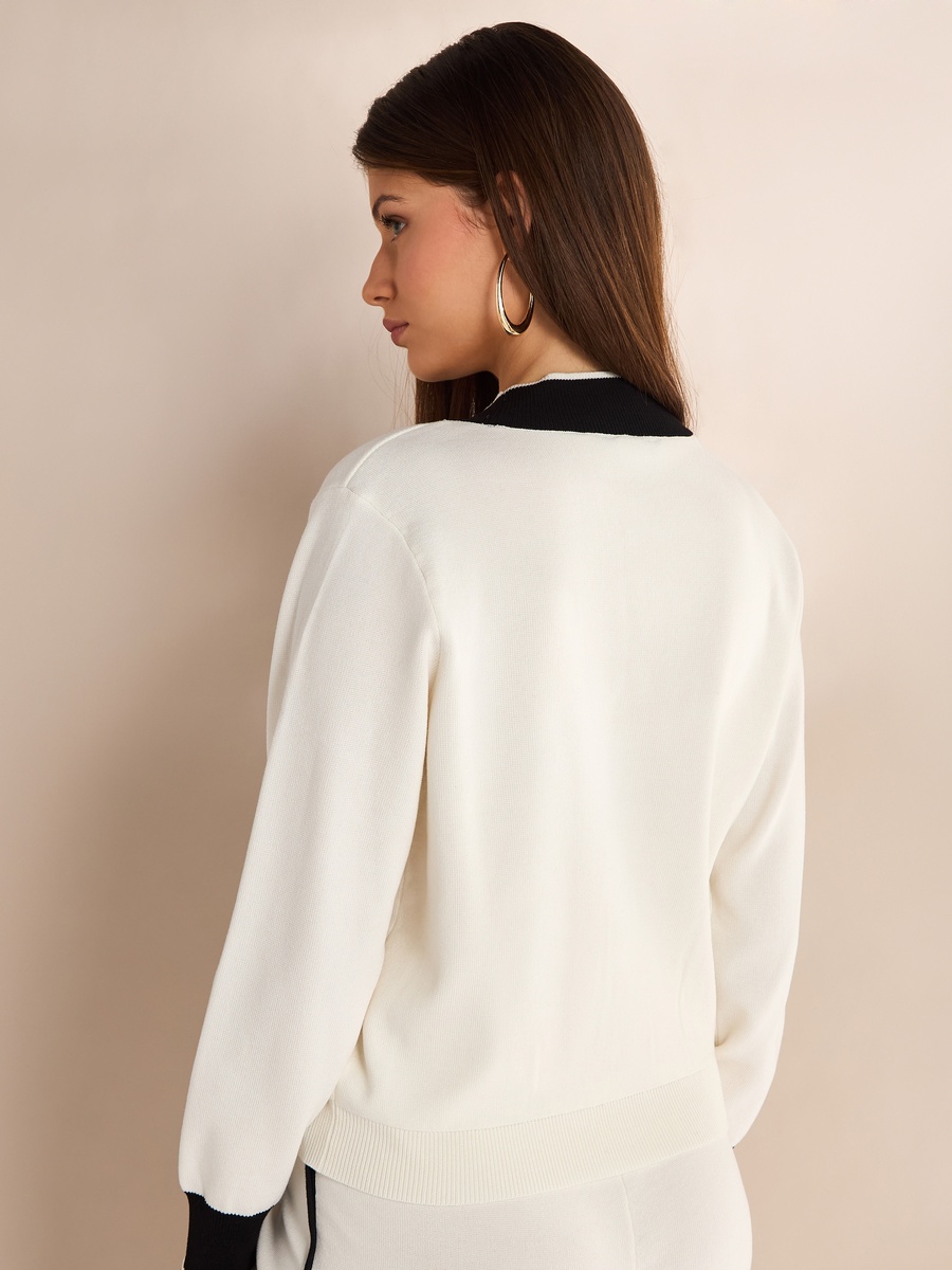Plain Cardigan with Pockets