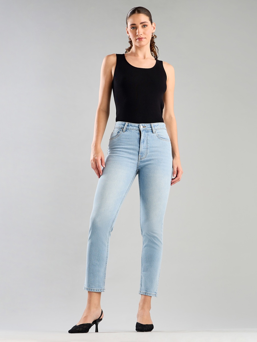 Plain Faded Jeans