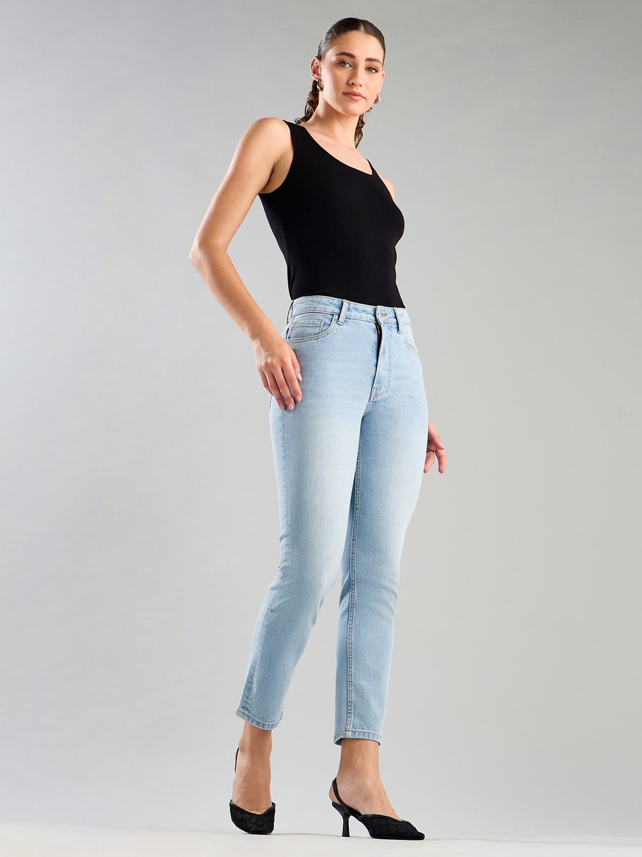 Plain Faded Jeans