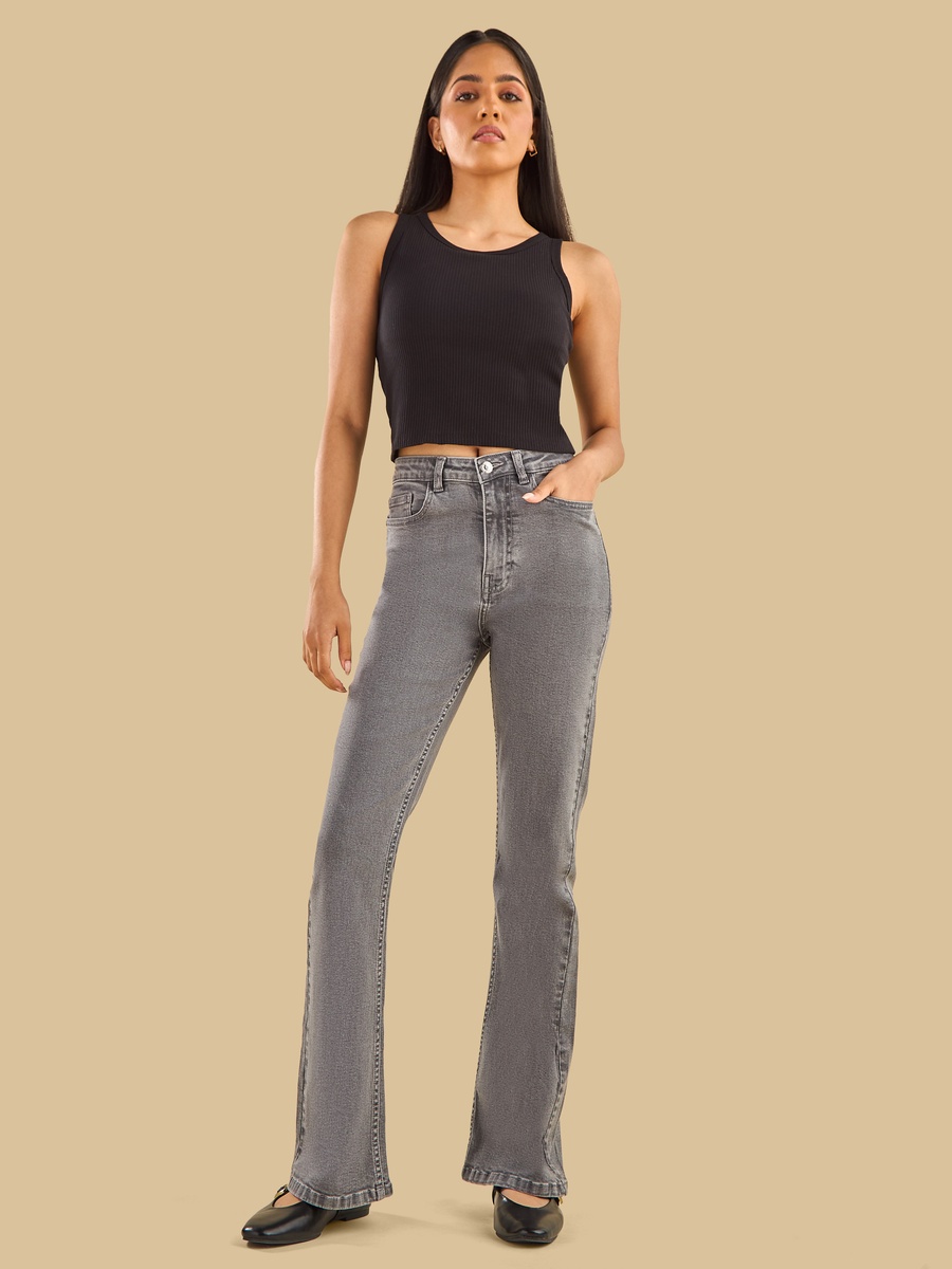 High-Rise Flared Jeans