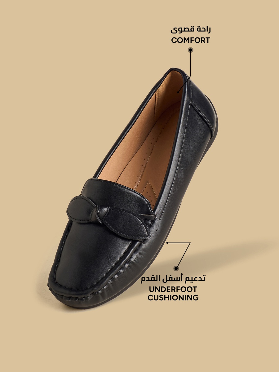 Bow Accent Loafers