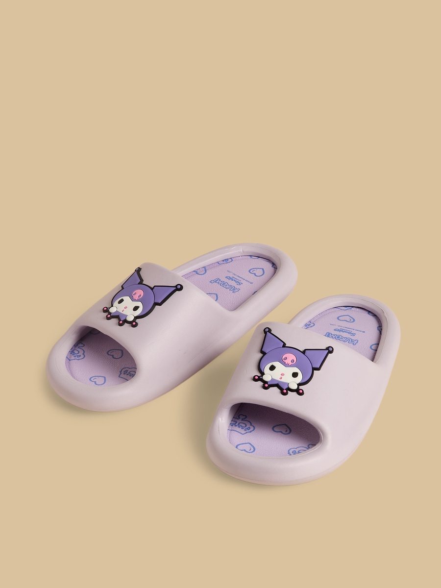 Kuromi Embossed Slides