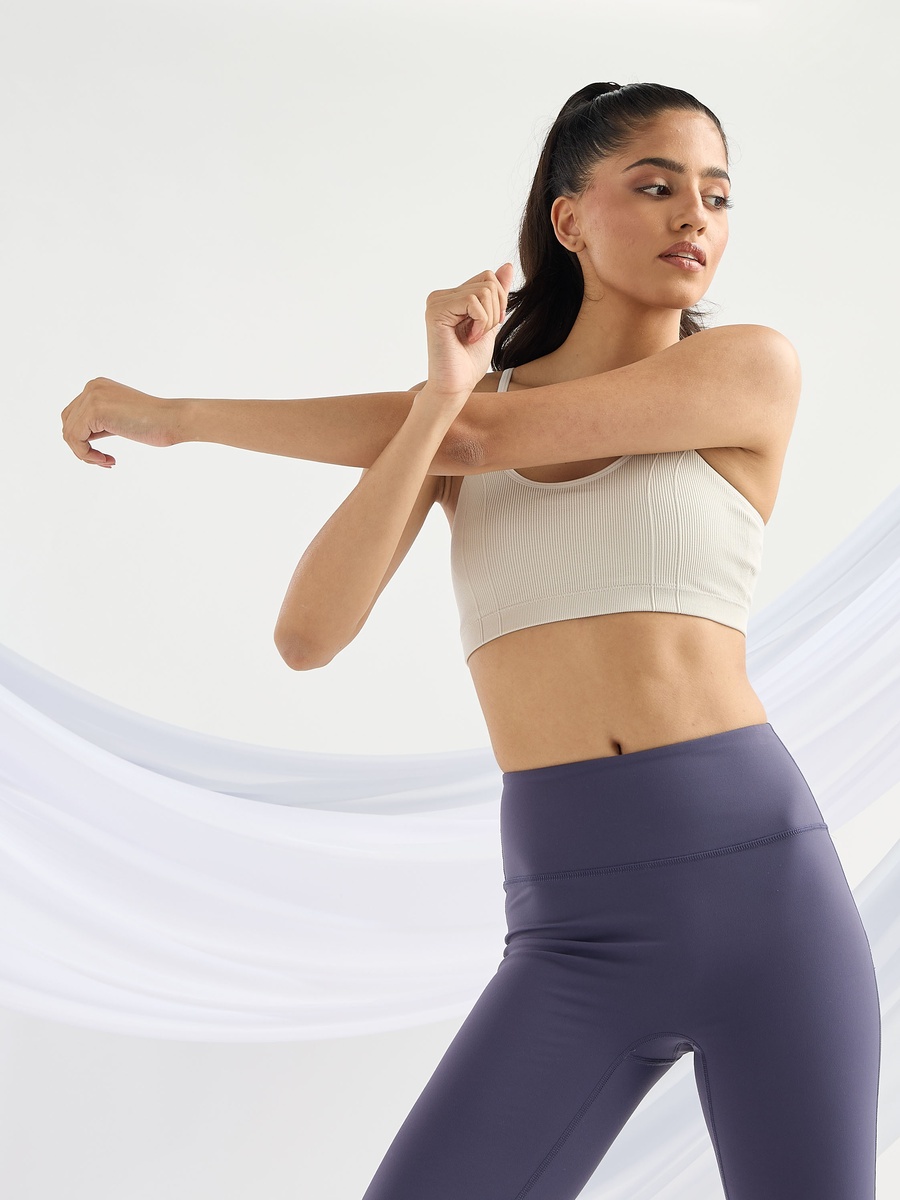 Pack of 2 - Ribbed Seamless Sports Bra