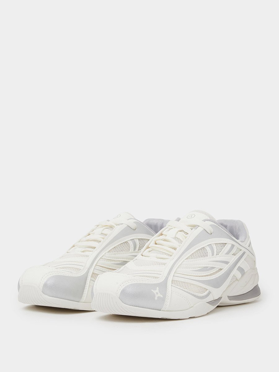 Color Block Lace-Up Sneakers