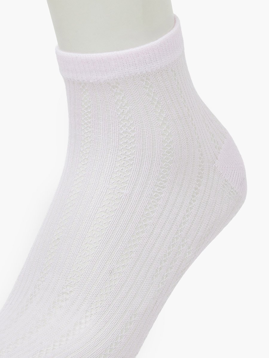 Pack of 4 - Multi-Color Solid Ankle Socks