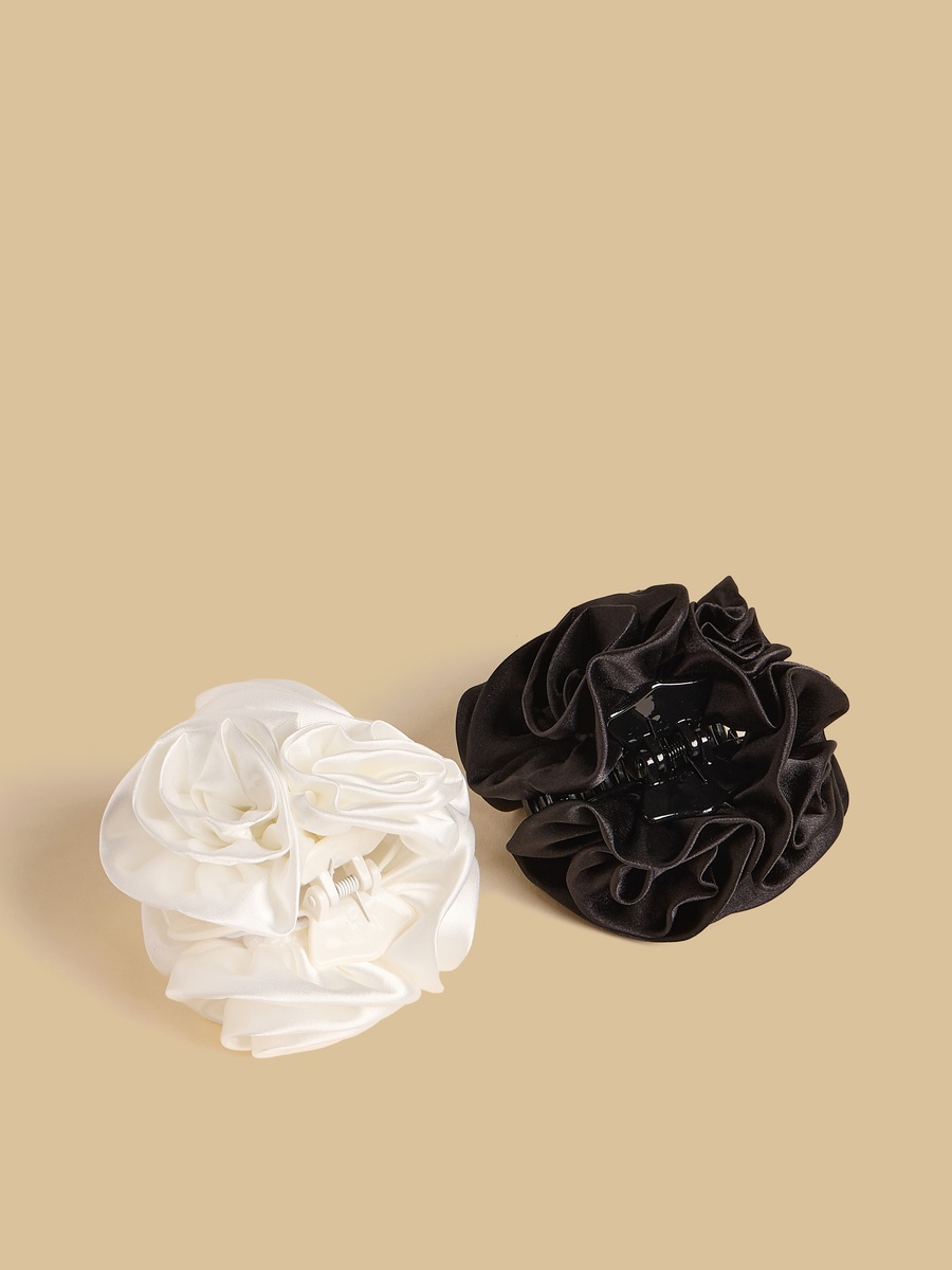Pack of 2 - Floral Accent Hair Clamp