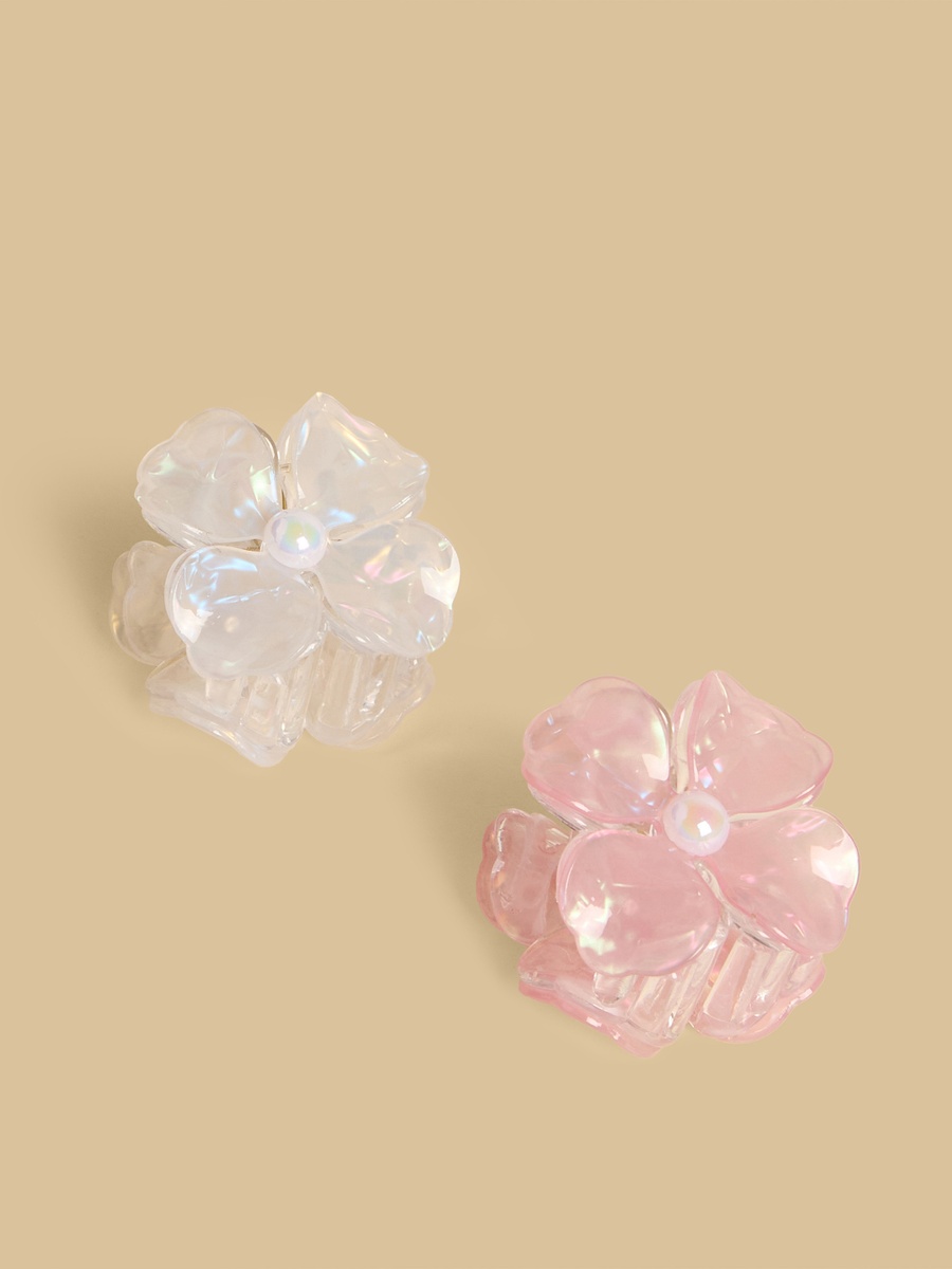 Pack of 2 - Floral Hair Clamp