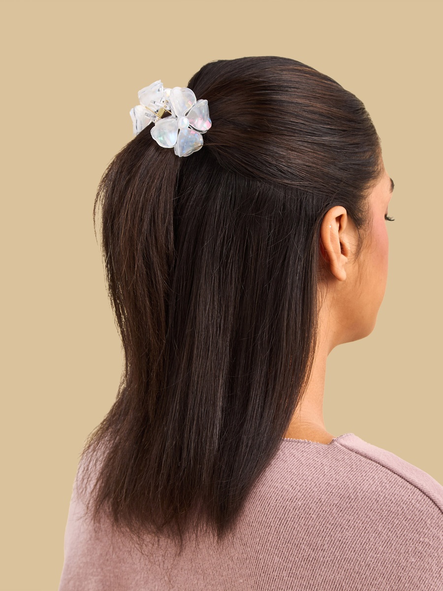 Pack of 2 - Floral Hair Clamp