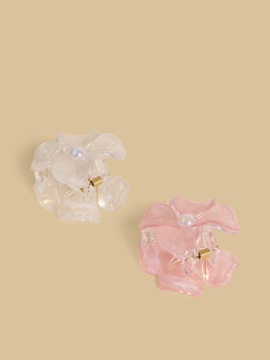 Pack of 2 - Floral Hair Clamp