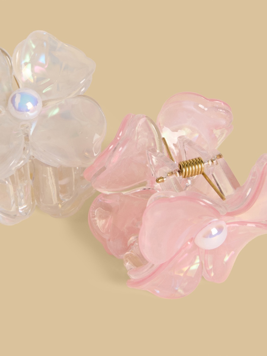 Pack of 2 - Floral Hair Clamp