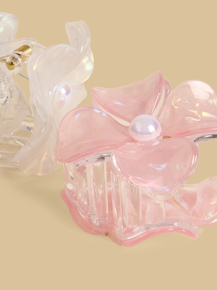 Pack of 2 - Floral Hair Clamp