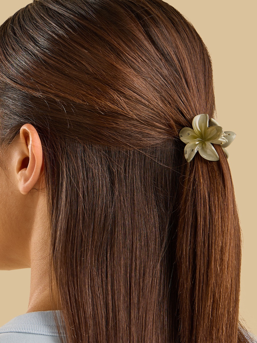 Pack of 6 - Floral Shaped Hair Clamp