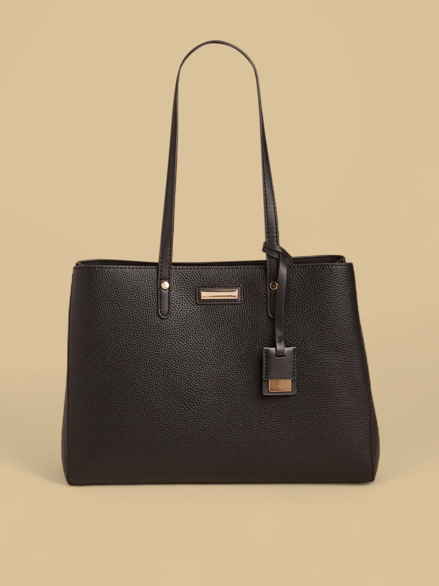 Plain Tote Bag with Double Handles