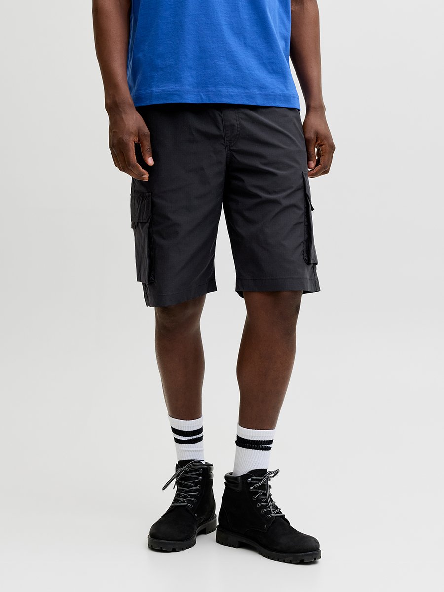 Men Loose Fit Cargo Shorts