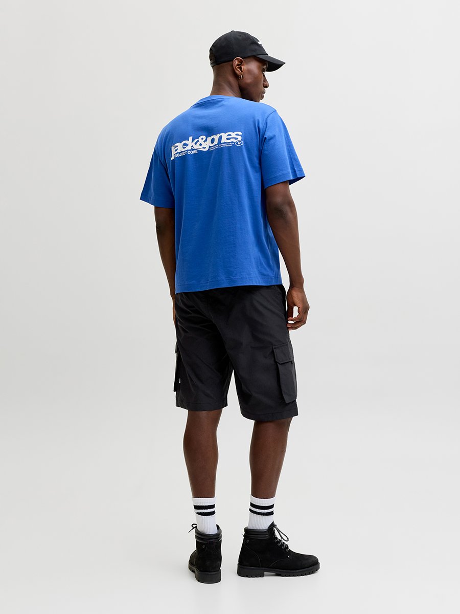 Men Loose Fit Cargo Shorts
