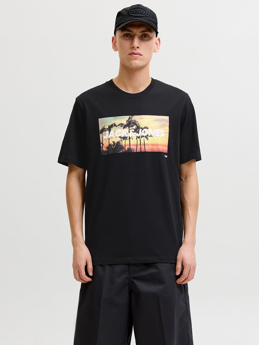 Men Graphic Print Cotton T-Shirt