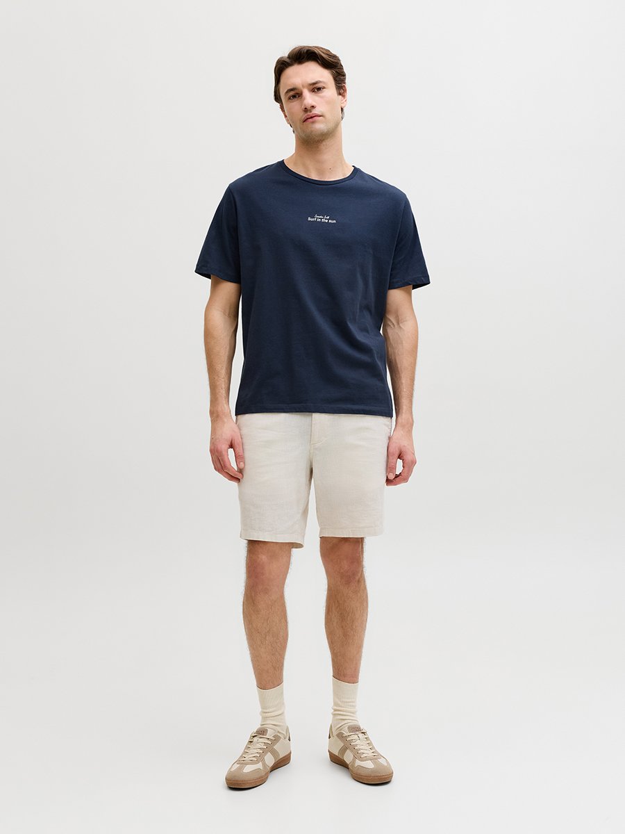 Men Graphic Print Crew Neck T-Shirt