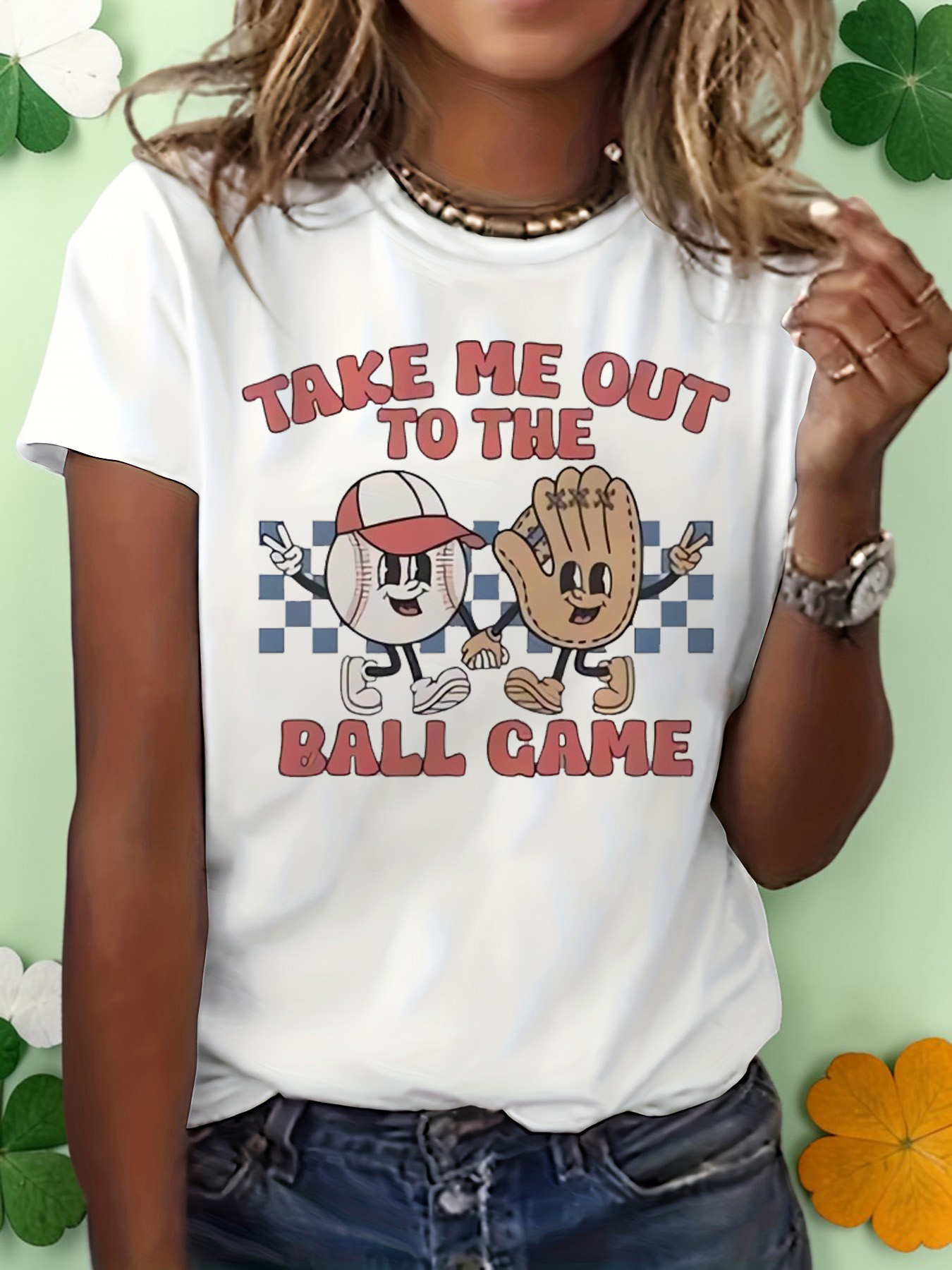 White Graphic Print Short Sleeve T-Shirt