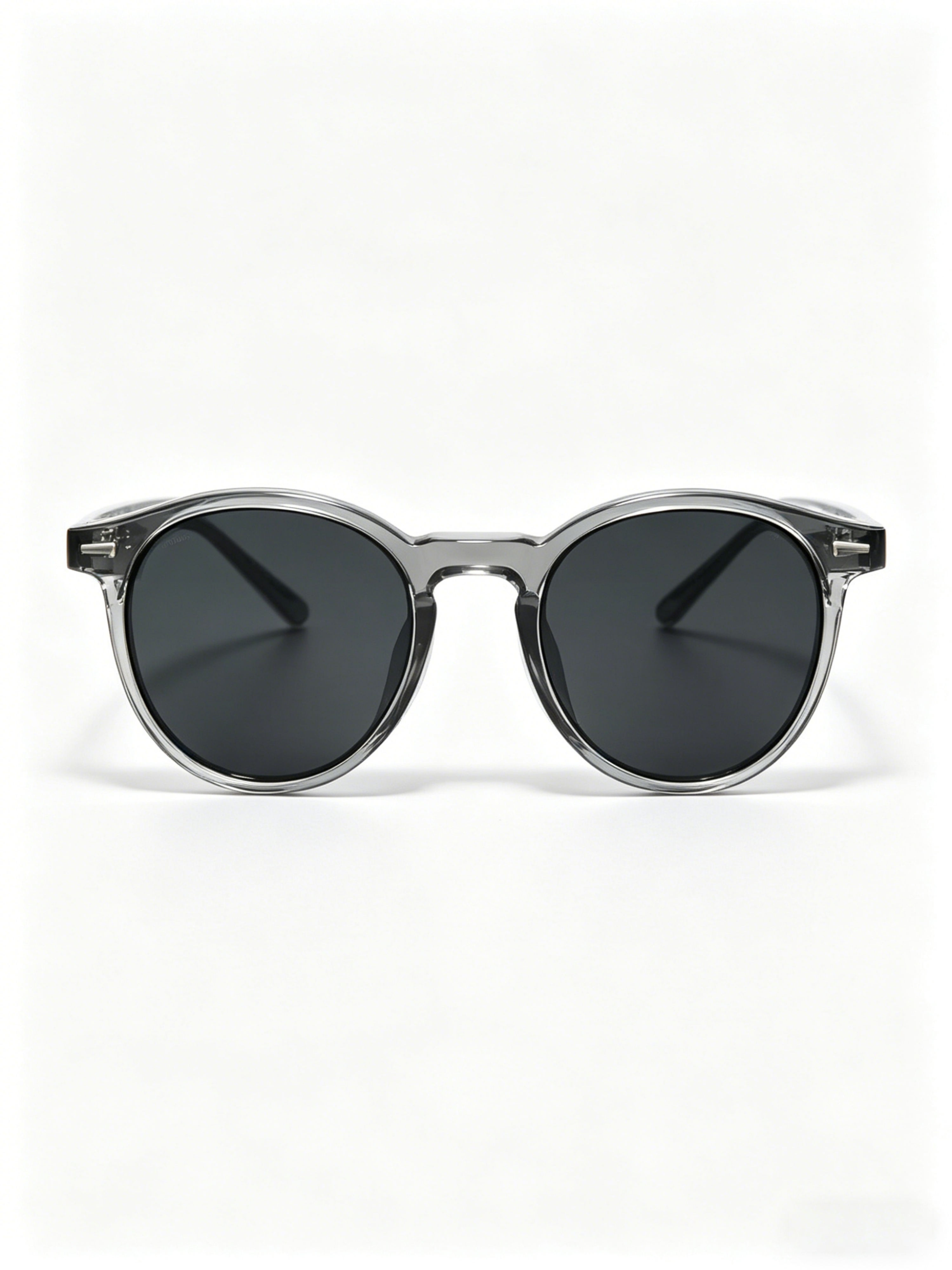 Grey Round Sunglasses - UV Protection and Style