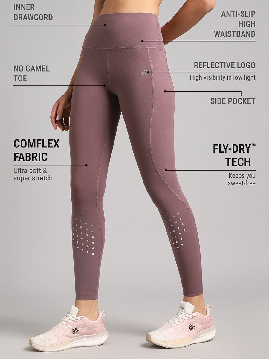 Brown Ultimate Run Comflex Tights