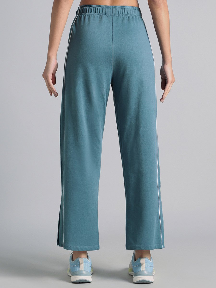 Blue Community Straight Trackpants