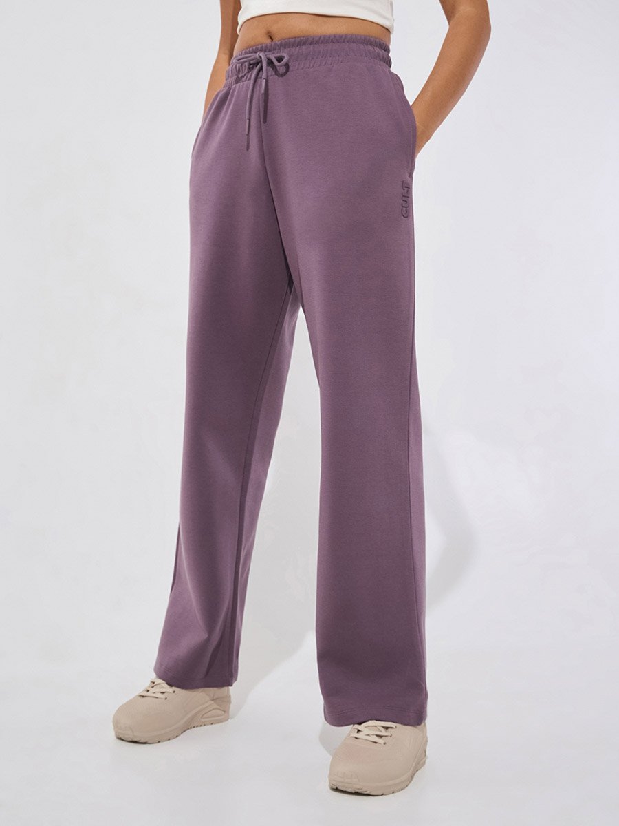 Wine Ultra Luxe Classic Trackpants