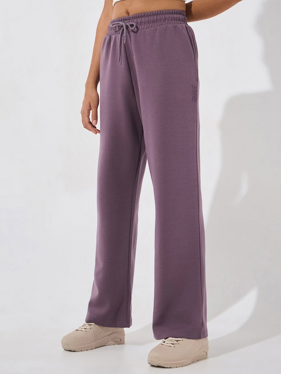 Wine Ultra Luxe Classic Trackpants