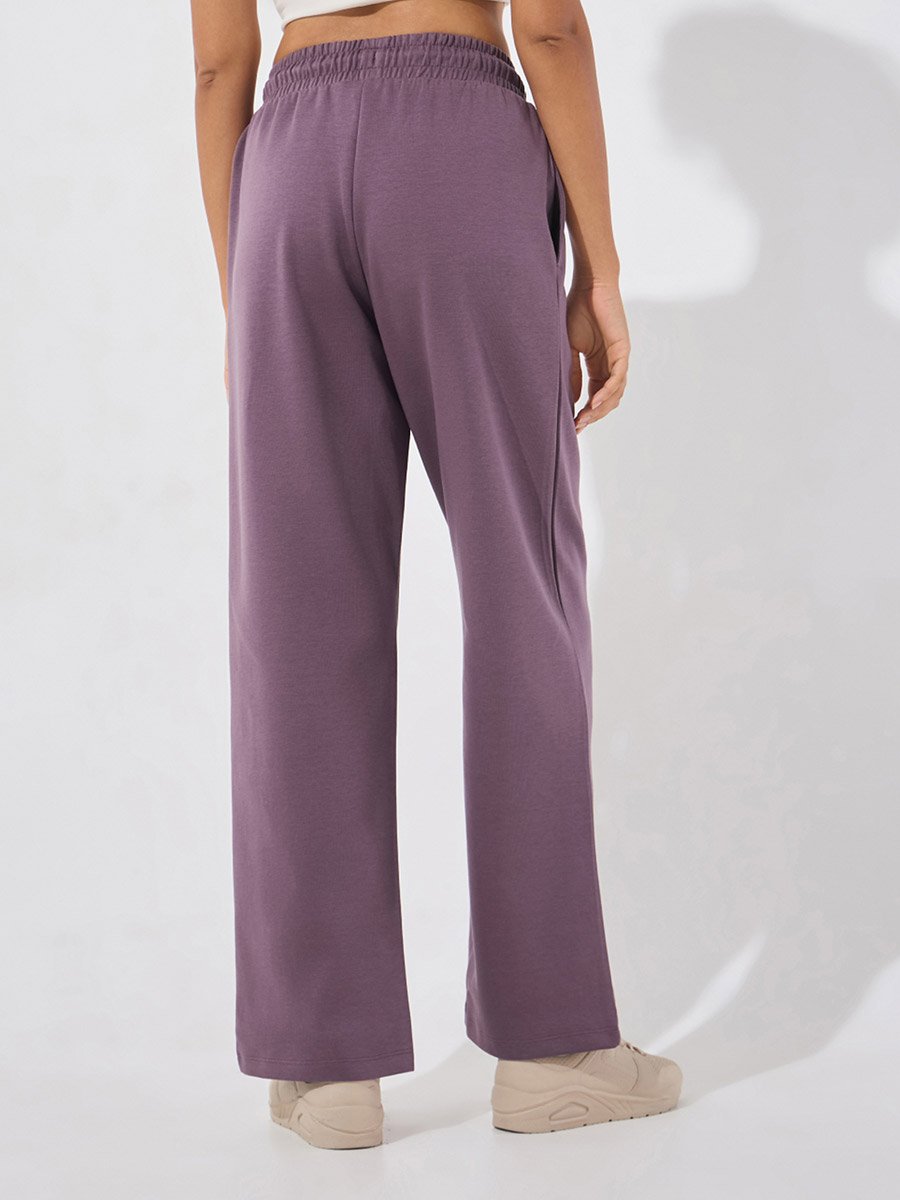 Wine Ultra Luxe Classic Trackpants
