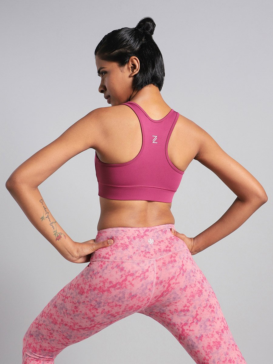 Pink Running Pro High Support Bra