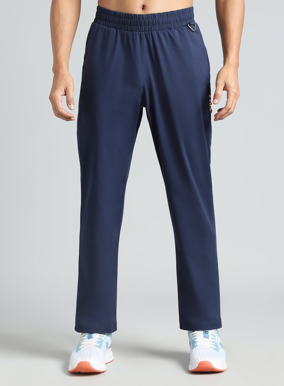 Men Navy Airport Travel Trackpants