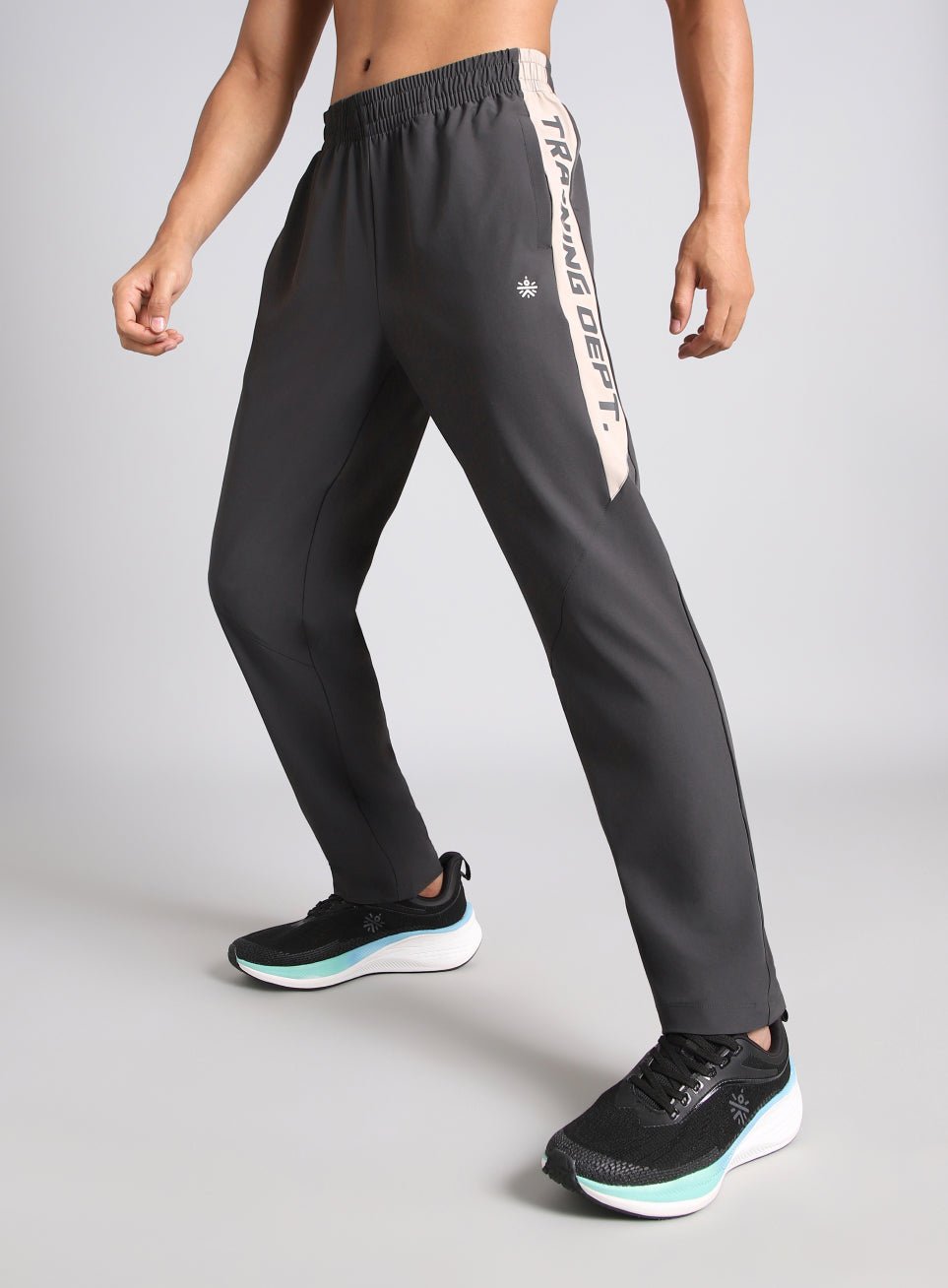 Men Dark Grey Training Department Trackpants