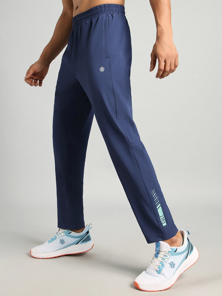 Men Navy Cult Power Up Training Trackpants