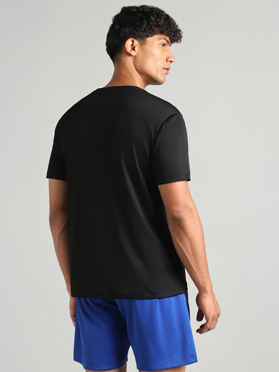 Men Black Everyday Performance T-Shirt