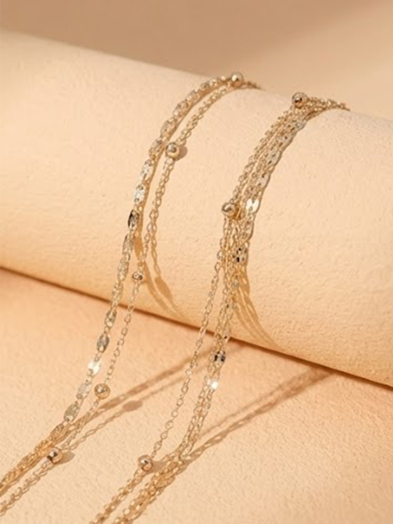 Layered Chain Hair Clip